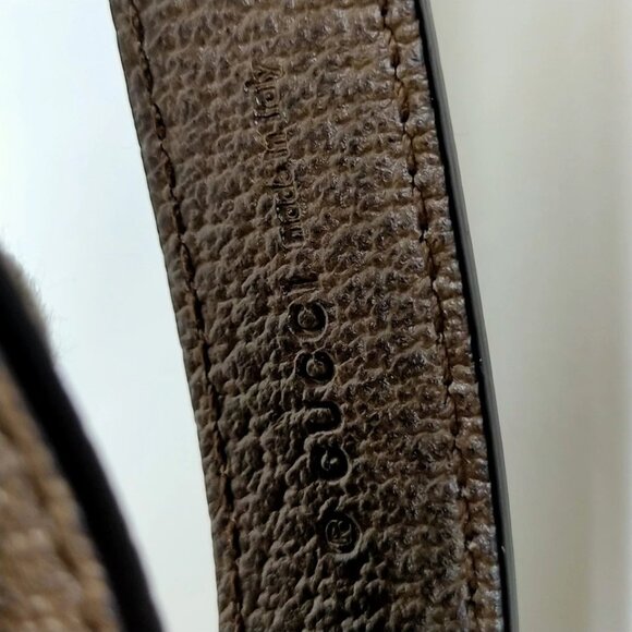 Gucci Dog Leash and Collar Sherry Line Red Canvas 526-071525 - Picture 12 of 15